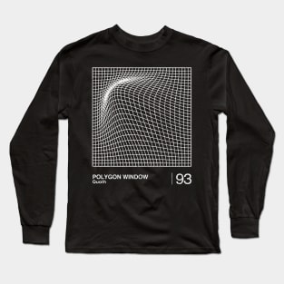 Polygon Window / Minimalist Graphic Artwork Design Long Sleeve T-Shirt